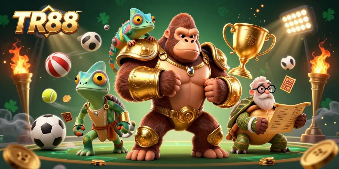 Experience the thrill of winning at TR88 with dynamic sports action and vibrant gaming elements.