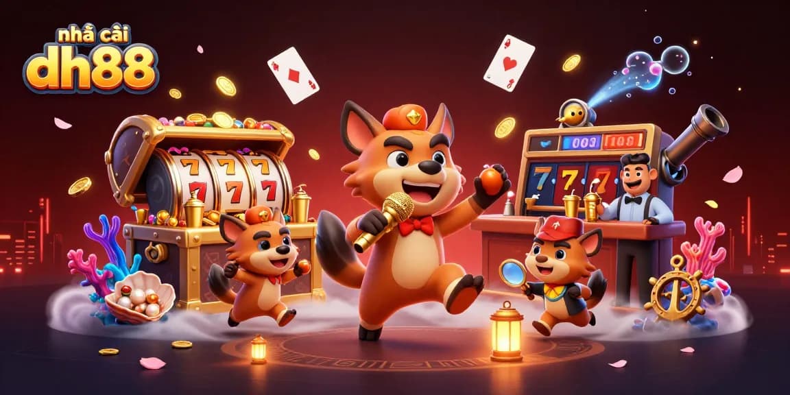 Experience the vibrant gaming action at nhà cái dh88, where hyenas run a lively casino.