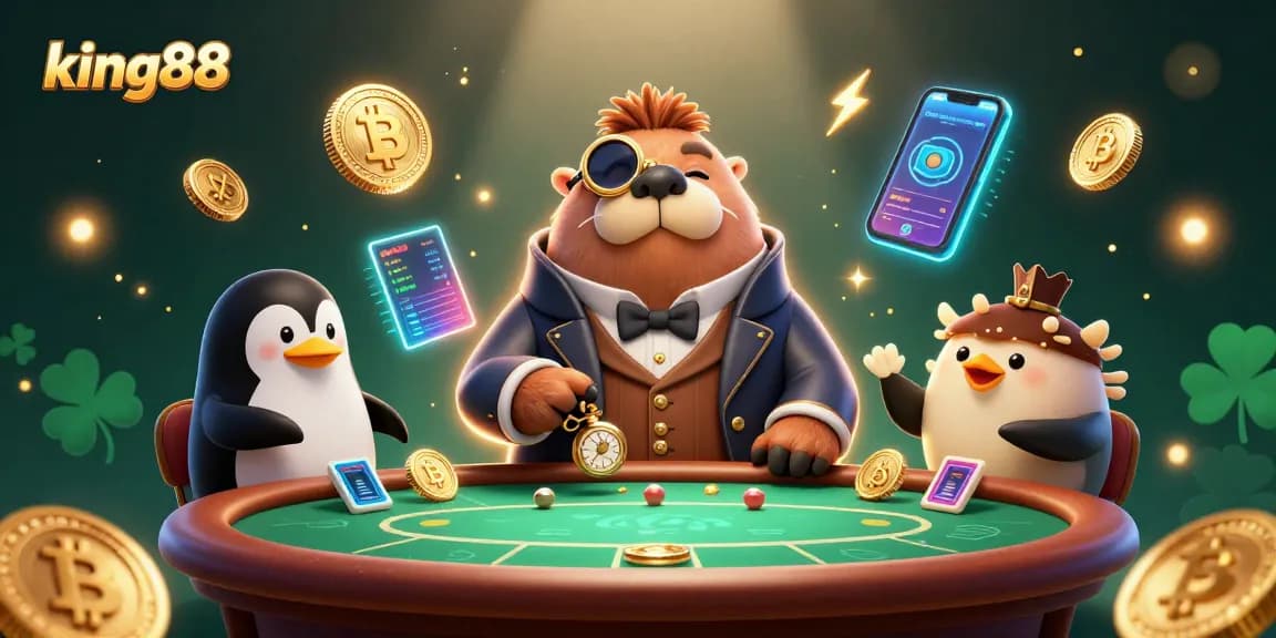 Experience strategy and fun with king88 at an exciting underwater poker game.