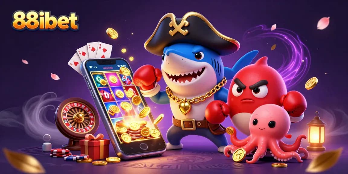 Experience vibrant gaming excitement with 88ibet and its colorful slot games, engaging characters, and gold coins.