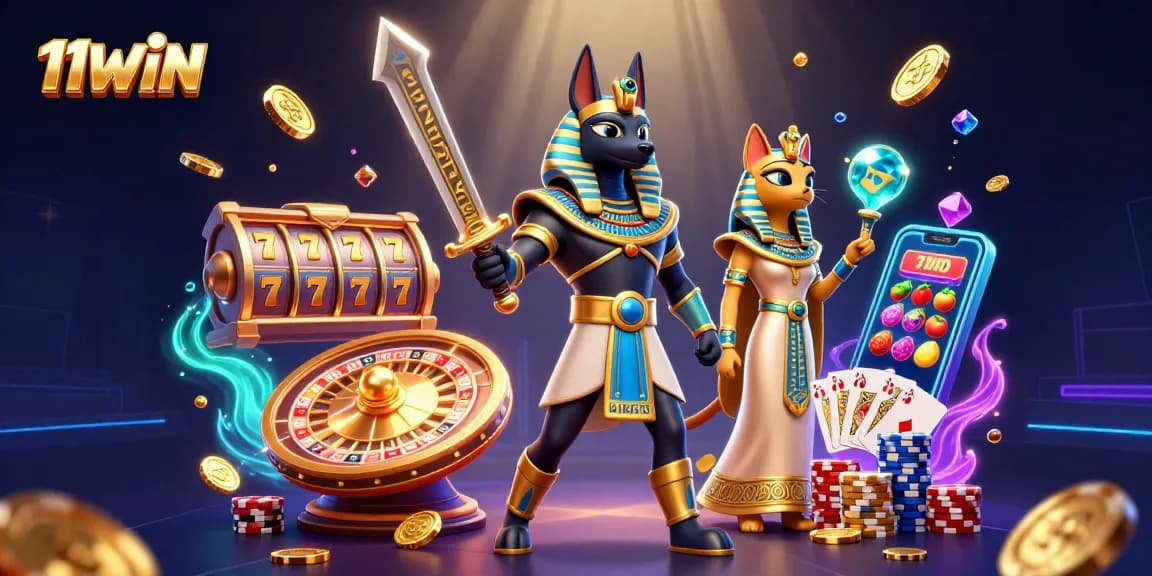 Engage with 11WIN’s captivating casino experience featuring vibrant slot reels and dynamic gameplay.