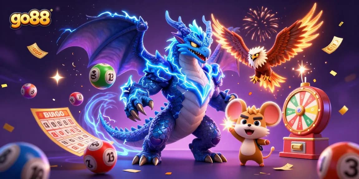 Experience the excitement of go88 with dynamic lottery games and vivid characters in action.
