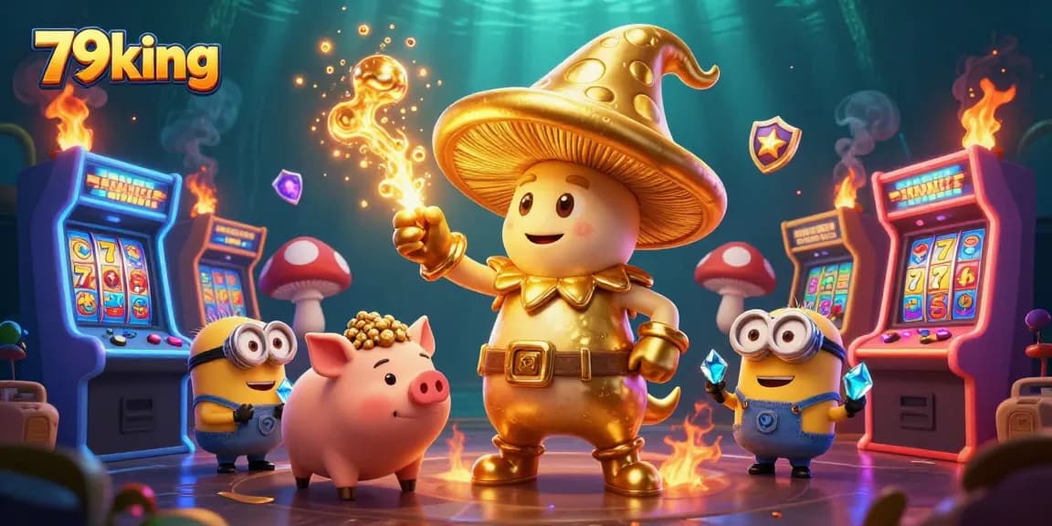 Win big at 79king with a vibrant 3D casino filled with golden treasures and exciting slot games.
