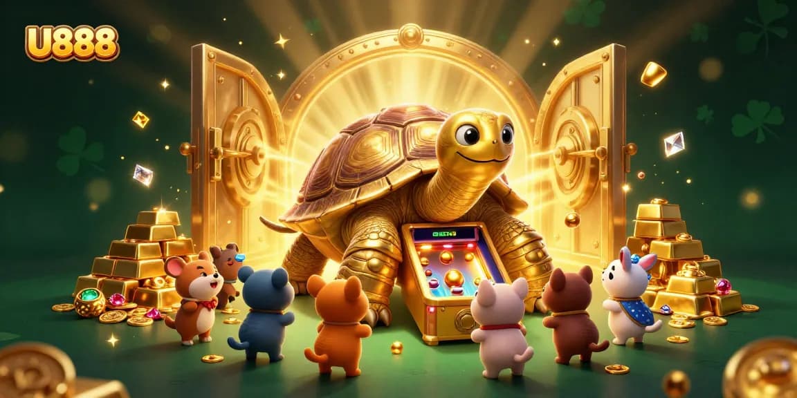 Play exciting casino games at U888 with a vibrant atmosphere filled with treasures and fun!
