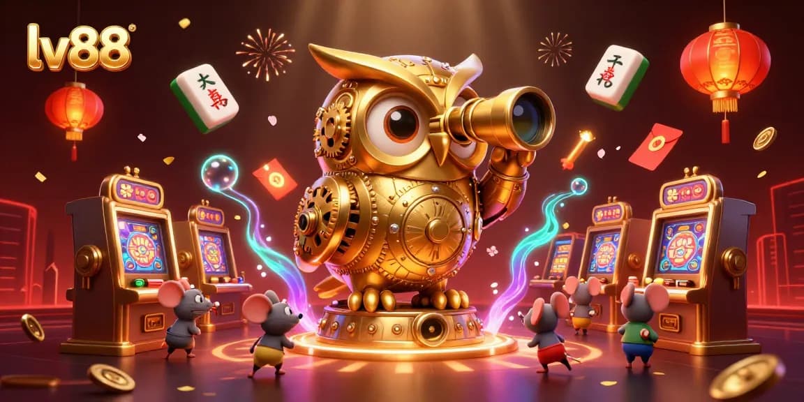 Experience the thrill of lv88 with a vibrant casino atmosphere featuring unique characters and dynamic elements.