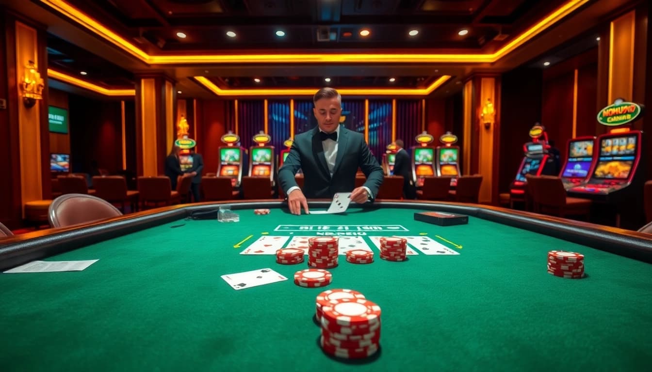 Engage with the vibrant gaming experience at NOHU90 Casino with thrilling poker action and immersive gameplay.