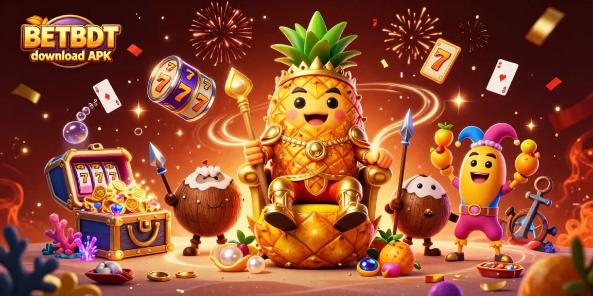 Engage with BETBDT download APK for exciting casino fun featuring unique characters amidst vibrant elements.