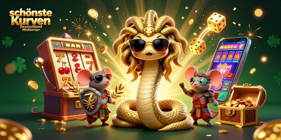 Experience the thrill of schönste Kurven Deutschland Motorrad with this vibrant casino scene.