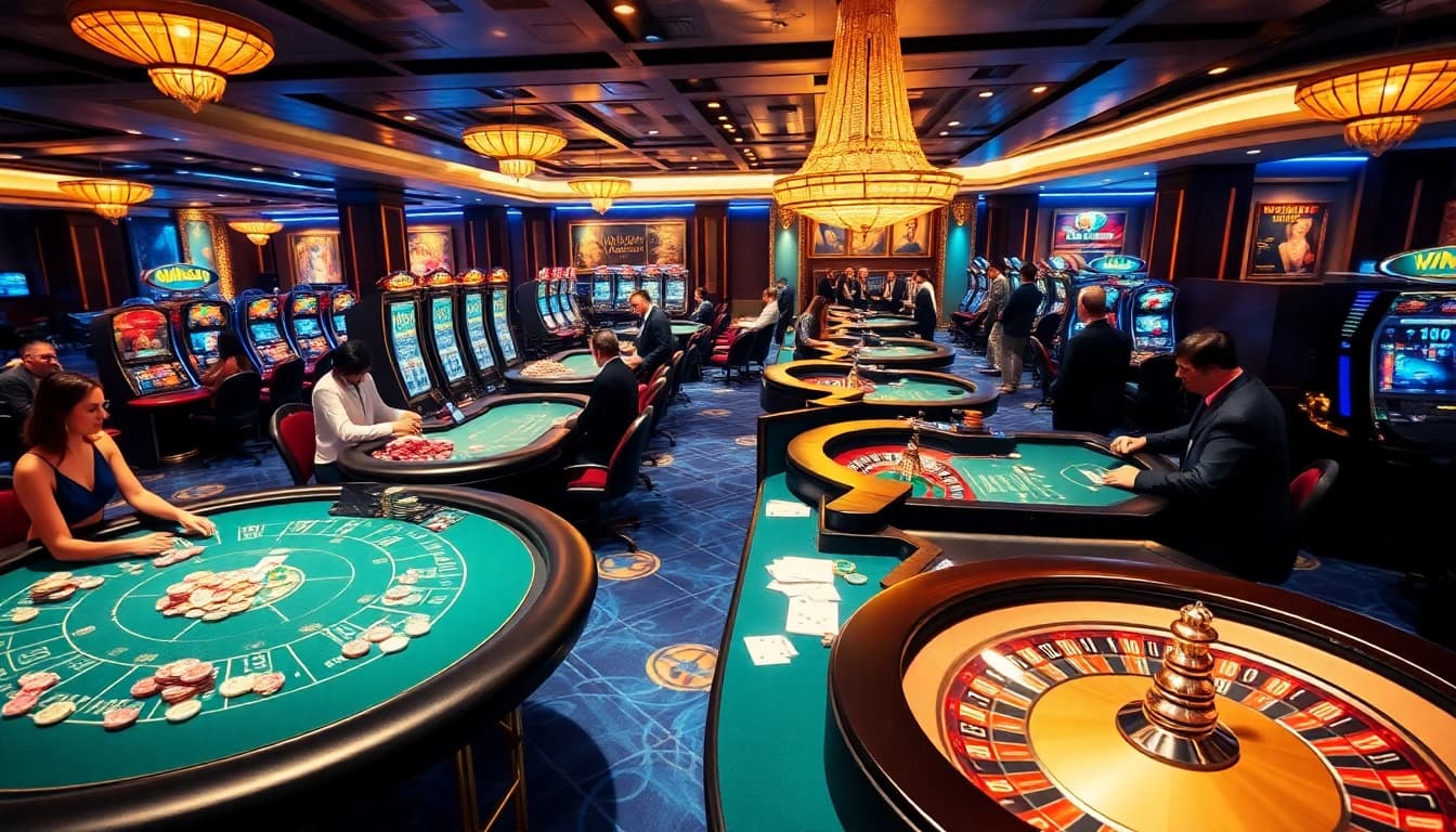 Engaging gambling action at https://jun88.pizza/ with vibrant casino games and professional players.