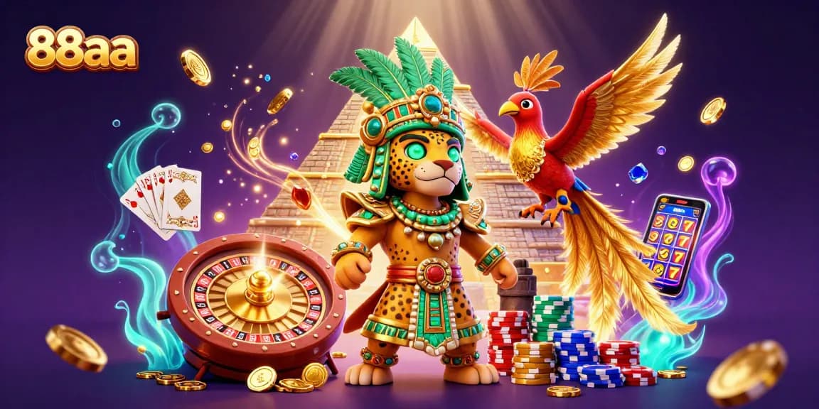 Experience thrilling gameplay at 88aa with vibrant characters and dynamic casino elements.