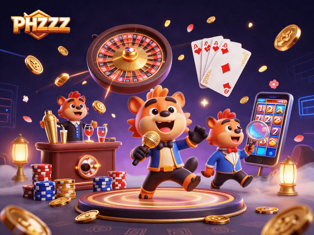 Join the laughter at PHZZZ Casino with hyenas, sparkling gems, and vibrant gameplay!