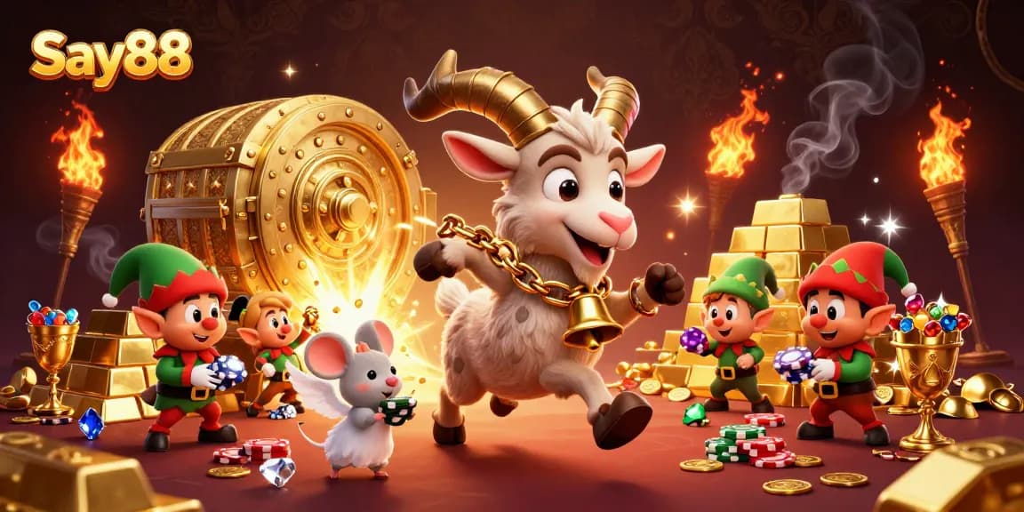 Feel the thrill as Say88 players enjoy a spontaneous casino atmosphere with lively characters in action.