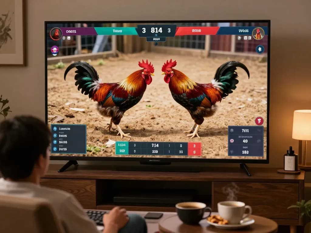 Watch đá gà trực tiếp hôm nay with a thrilling live match between competitive roosters and engaging commentary.