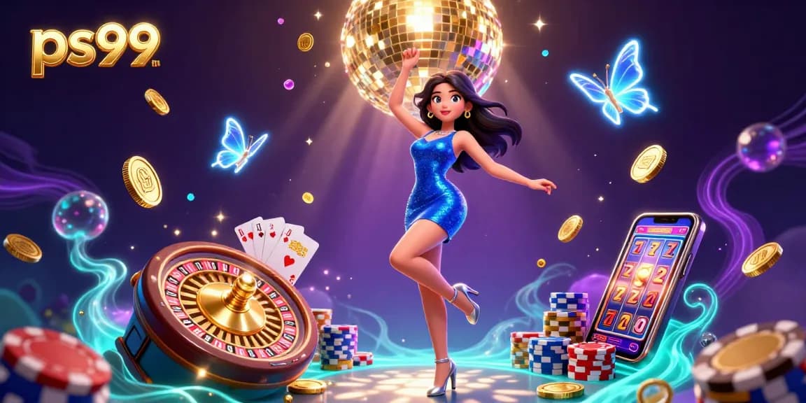 Engage with the exciting gaming experience at ps99 featuring dazzling casino elements and vibrant colors.