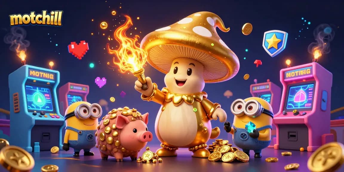 Engage with motchill's magical casino adventure featuring golden treasures and gaming fun.