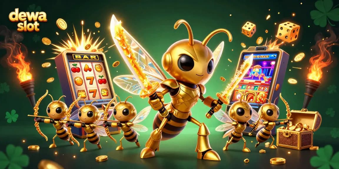 Mendapatkan jackpot dewa slot dengan ilustrasi kartun 3D menarik yang berwarna-warni.