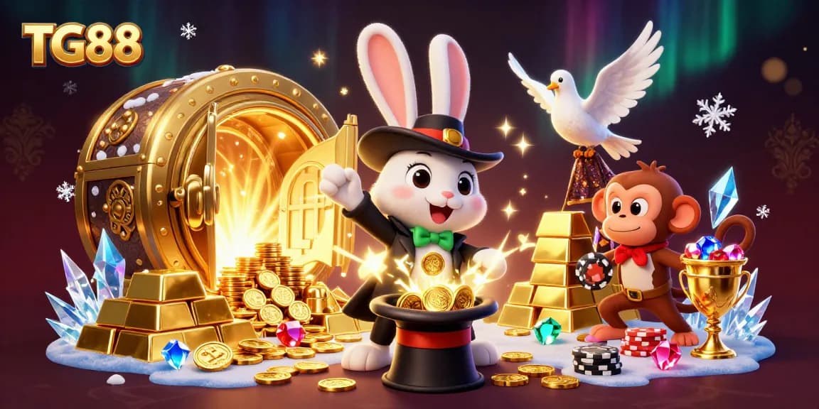 Engage with thrilling adventures at TG88 while the magician rabbit conjures wealth and surprises!