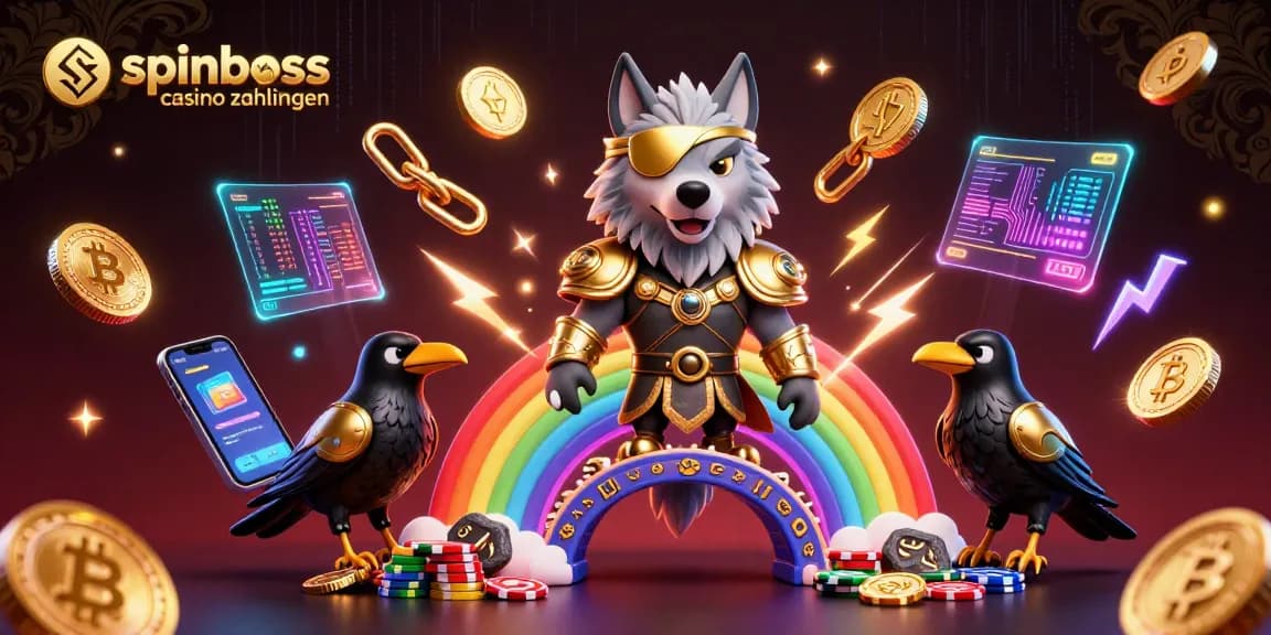 Spinboss Casino Zahlungen schnell und sicher - Odin und Raben im 3D-Kasino-Umfeld