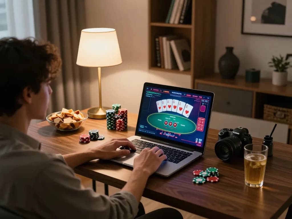 Play poker on 888NEW platform from the comfort of home with engaging gaming setup