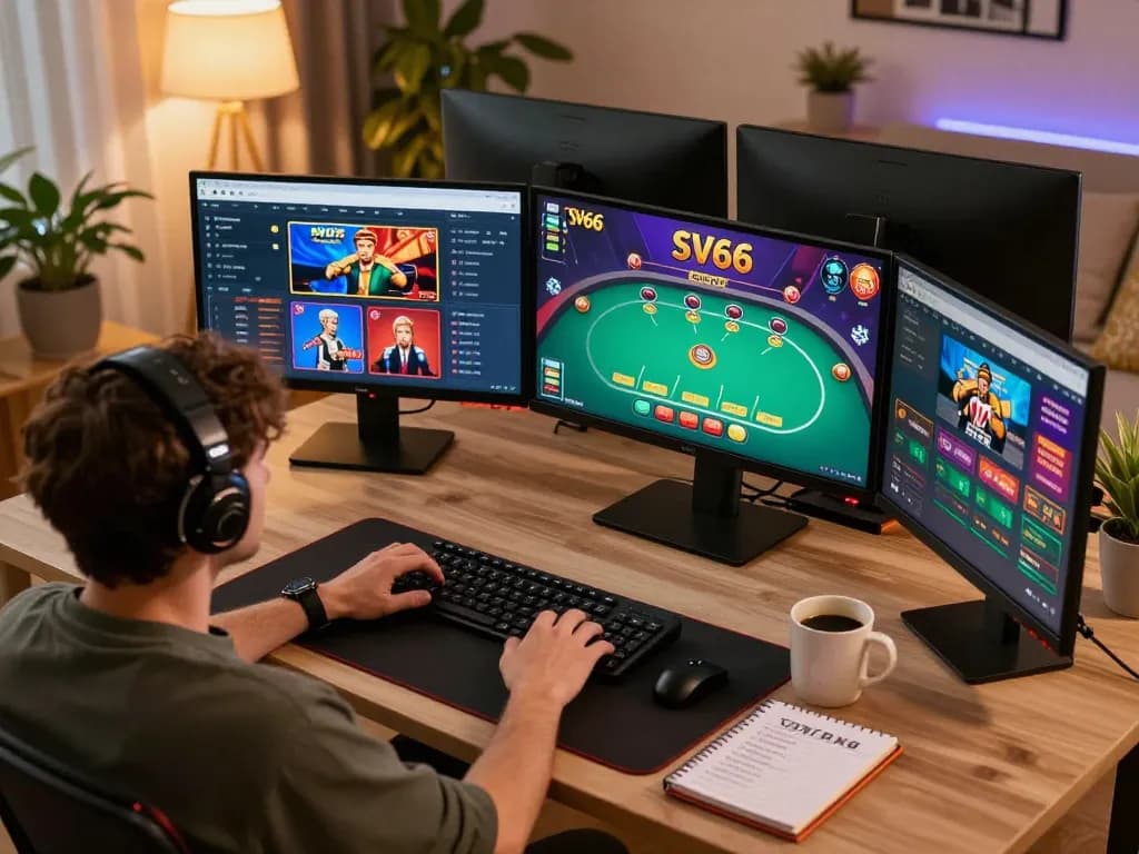 Engaging gameplay on SV66 as a player makes strategic bets in an online poker game.