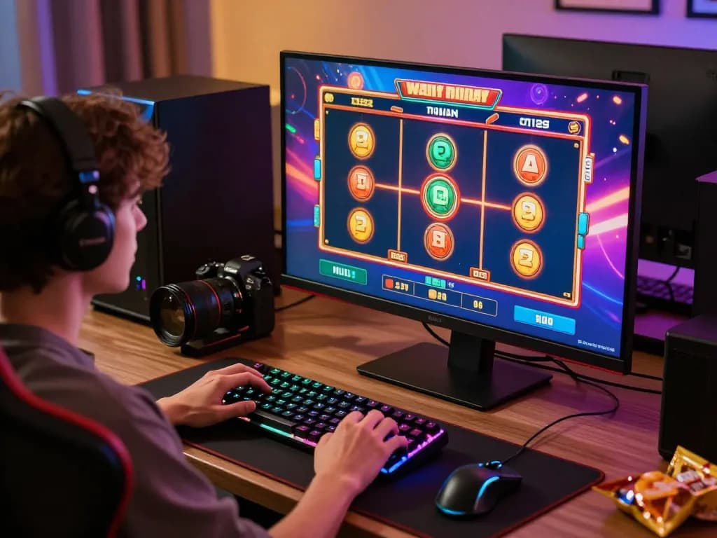 Rasakan sensasi dengan situs slot gacor dalam pengaturan permainan online yang dinamis, menampilkan grafik mesin slot yang imersif dan suasana yang nyaman.