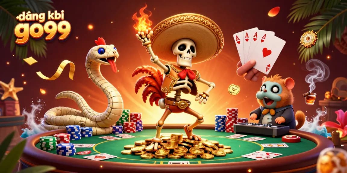 Engage with đăng ký go99 for thrilling online gaming experiences featuring vibrant casino characters.