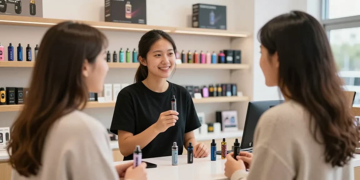 Professionelle Beratung zu Blinker Vape bei einem lokalen Dienstleister in der Gemeinschaft.