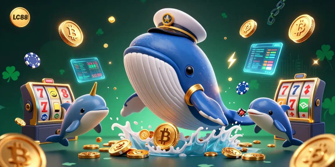 Win big with LC88 at our dynamic casino scene featuring lively characters and exciting game elements.