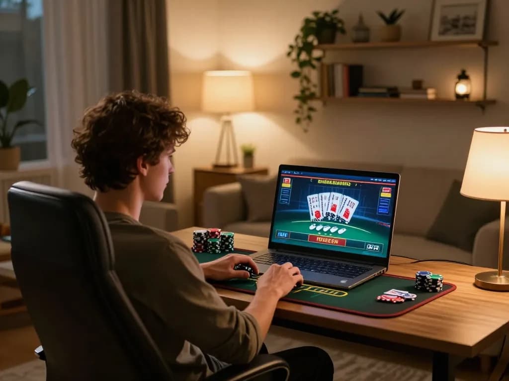 Experience the thrill of online gaming at https://xi88.global/ with a cozy home setup and live dealer action.