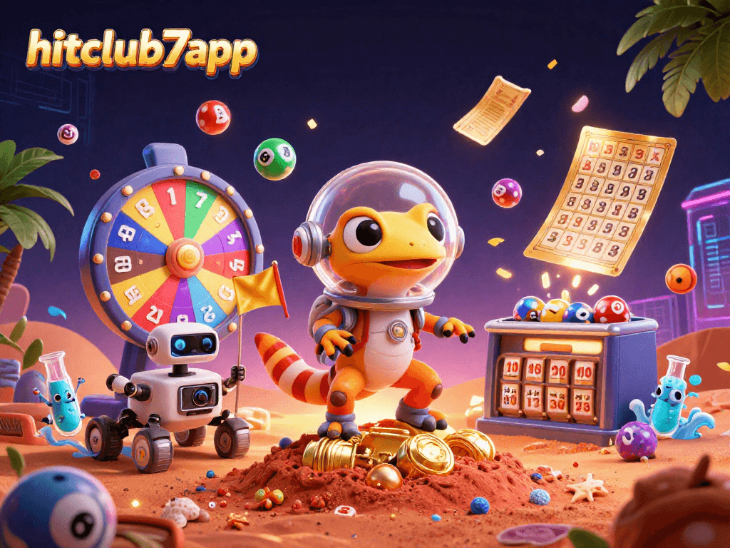 Experience big wins at hitclub7app with vibrant lottery excitement and gaming adventure.