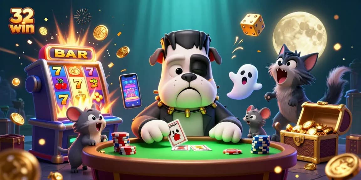 Play exciting slots and win big at 32 win casino with fun characters and vibrant gameplay.