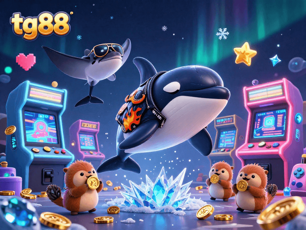 Play exciting games at tg88 with orca bikers and otters while collecting golden coins!