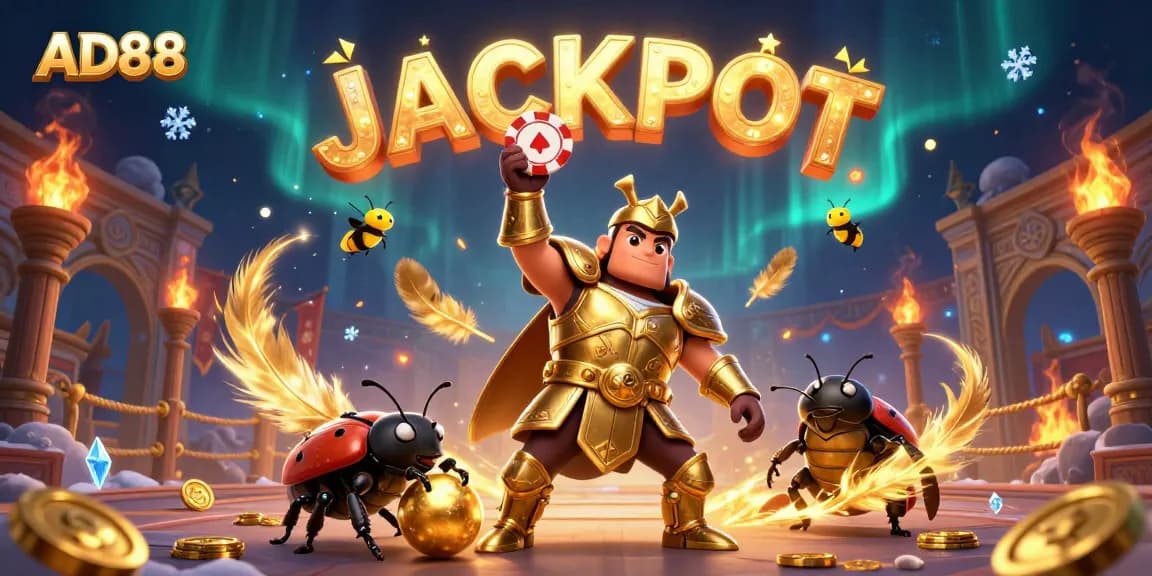Engage with AD88's thrilling casino adventure featuring victory, luck, and excitement!