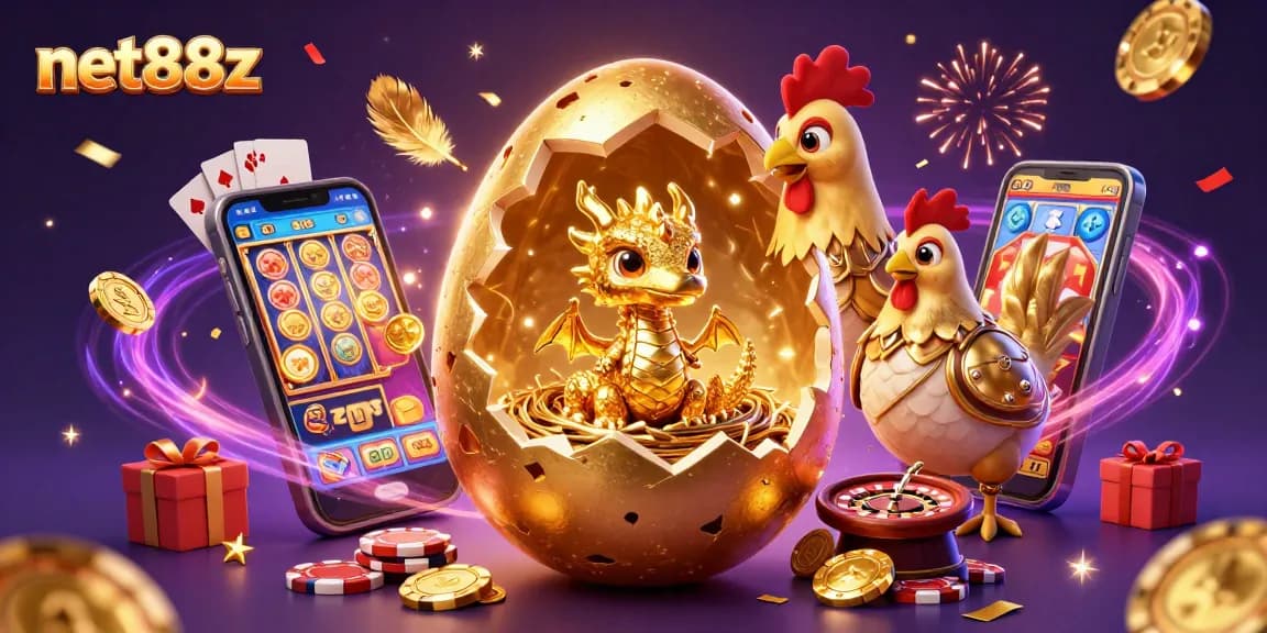 Play thrilling games at net88z with a dazzling dragon and colorful slot game excitement!