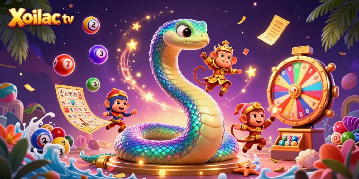 Xoilac tv offers vibrant online gambling experiences with colorful lottery elements and dynamic 3D characters.