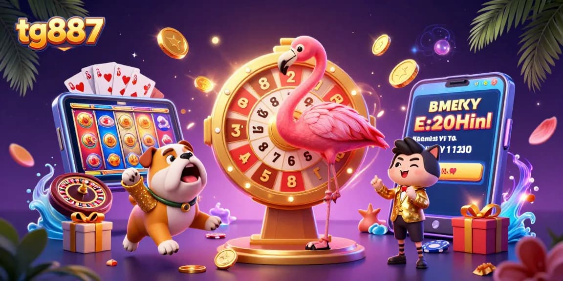 Experience the excitement of gambling at tg887 with vibrant characters and dynamic game elements.