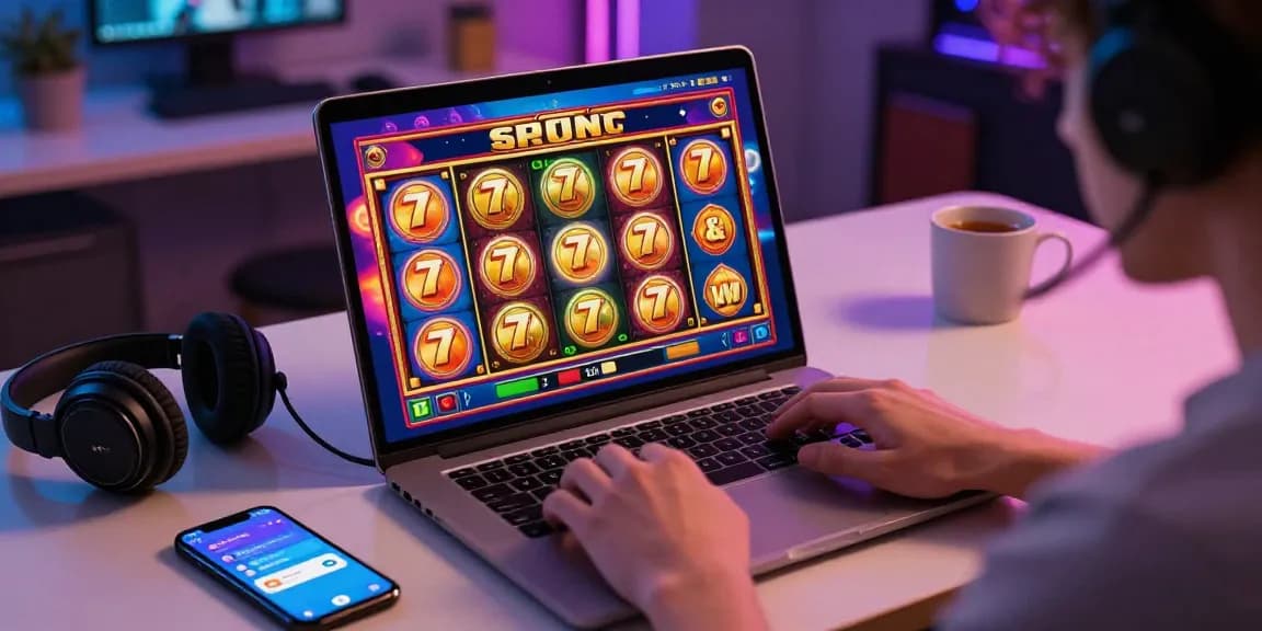 Pengalaman bermain slot777 di situs online dengan suasana yang menyenangkan dan alat gaming modern.