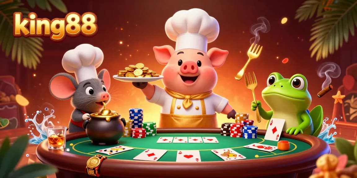 Engage in thrilling gameplay at king88 with gold coins and poker excitement!