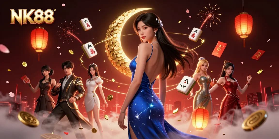 NK88 delivers stunning gameplay experiences amidst festive Chinese elements and rich casino visuals.
