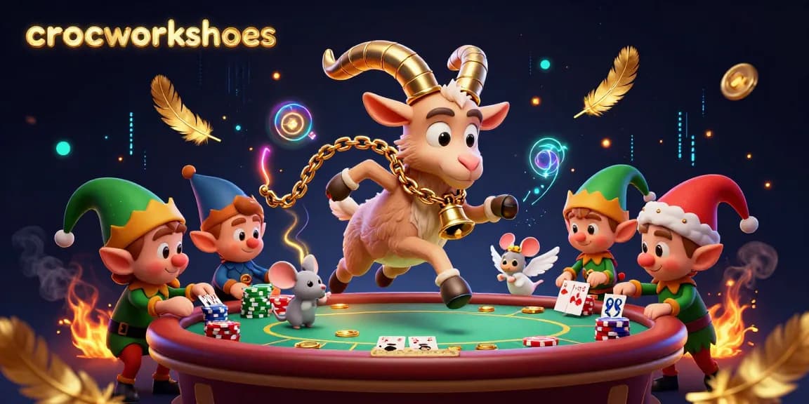 Engage in thrilling poker action at crocsworkshoes casino scene with gremlins stealing chips