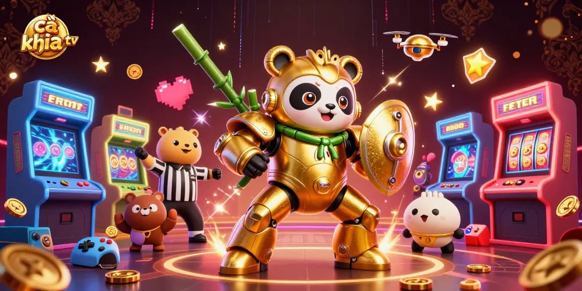 Experience high-stakes gaming action with cà khịa tv's dynamic illustration, showcasing thrilling elements from online gambling.