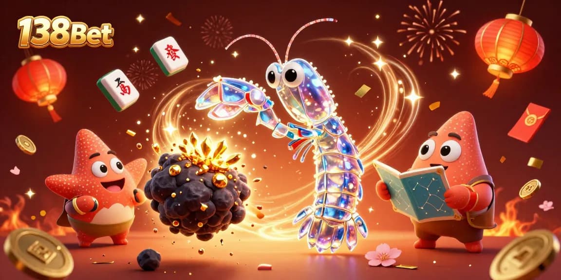 Experience thrilling wins with 138Bet's vibrant casino scene featuring galactic characters and festive game elements.