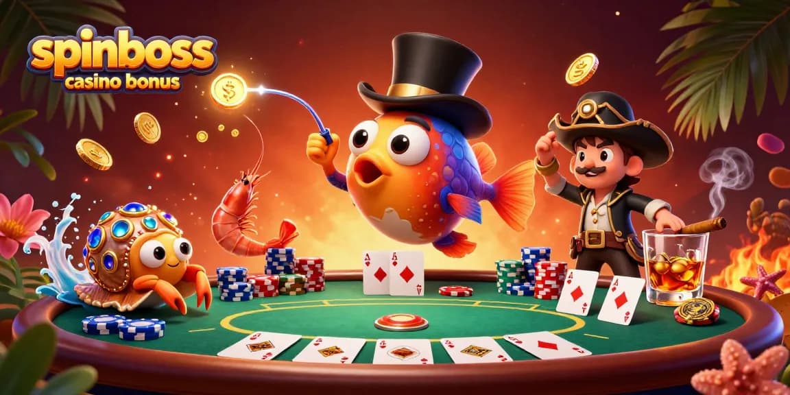 Gestalten Sie den SpinBoss Casino Bonus mit unserer aufregenden 3D-Animation und Preisen!