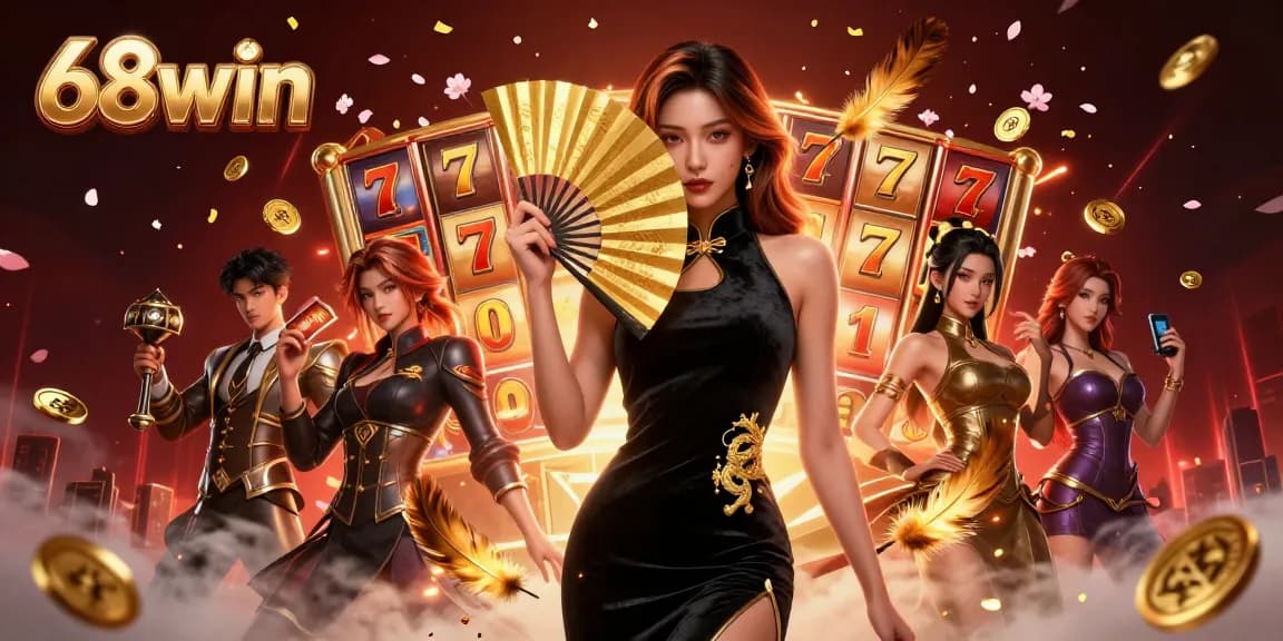 Experience thrilling games at 68win, featuring dazzling slots and vibrant characters.
