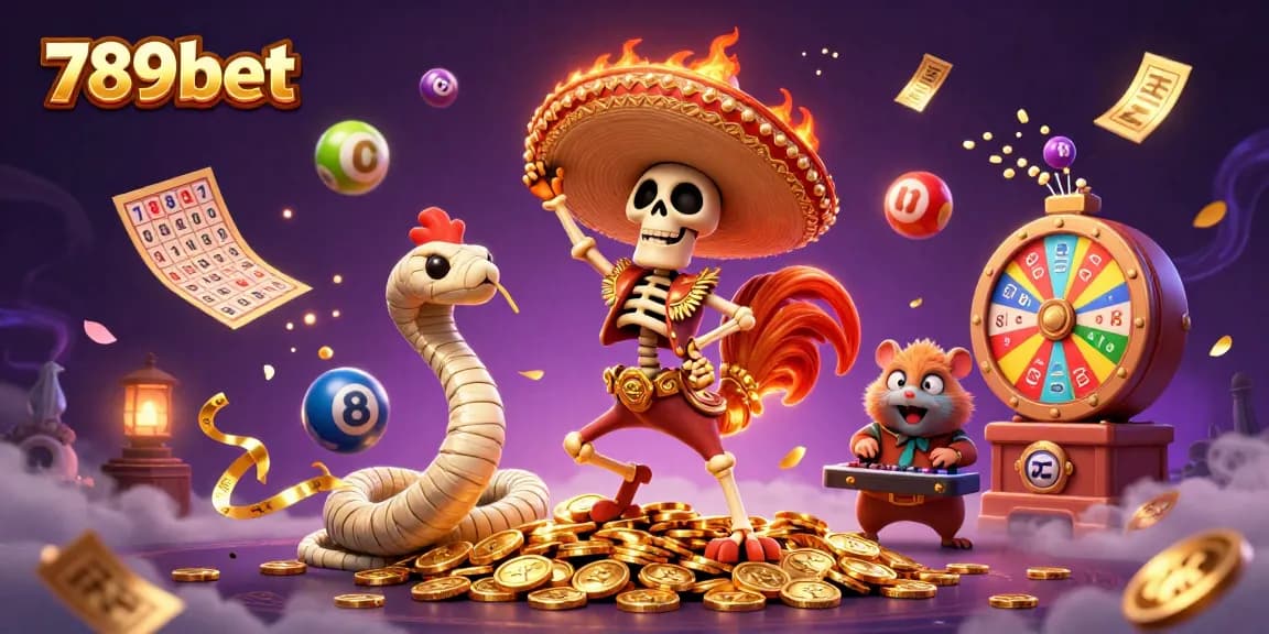 Experience the thrilling world of 789bet with vibrant characters and dynamic casino elements