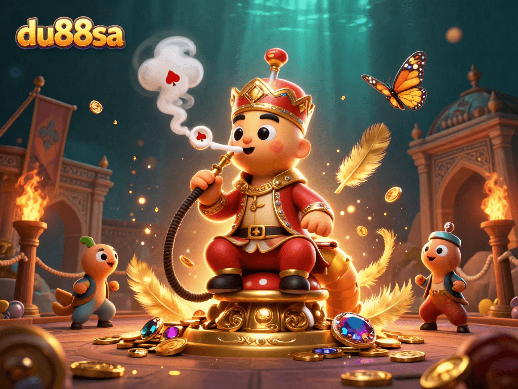 Experience enchanting gameplay with du88sa's thrilling poker hand symbols and vibrant casino atmosphere.