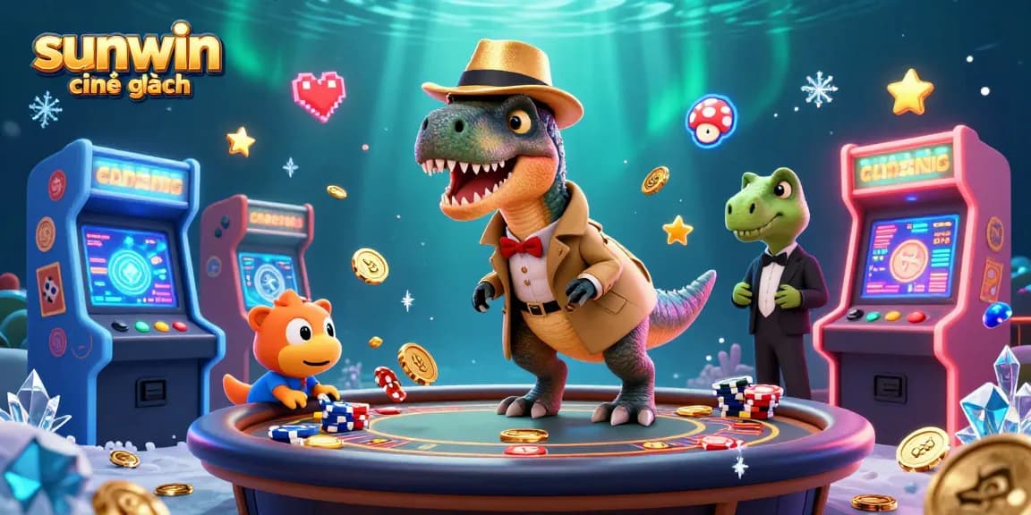 Experience winning moments at sunwin chính hãng with velociraptor and friends playing blackjack.