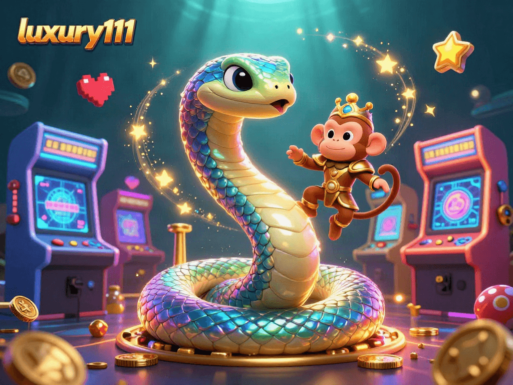 Experience thrilling gameplay with luxury111 featuring vibrant characters and casino elements.