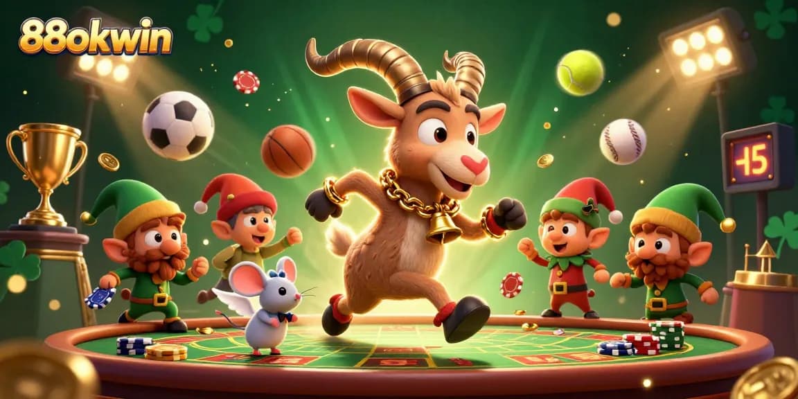 Experience the thrilling adventure at 88okwin Casino with action-packed characters in a dynamic scene.
