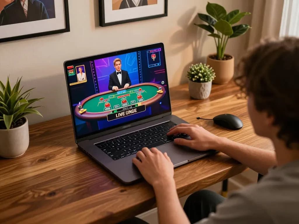 Experience engaging online blackjack with mb66an through dynamic gameplay at home.